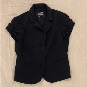 Love Moschino short sleeve blazer jacket size 4